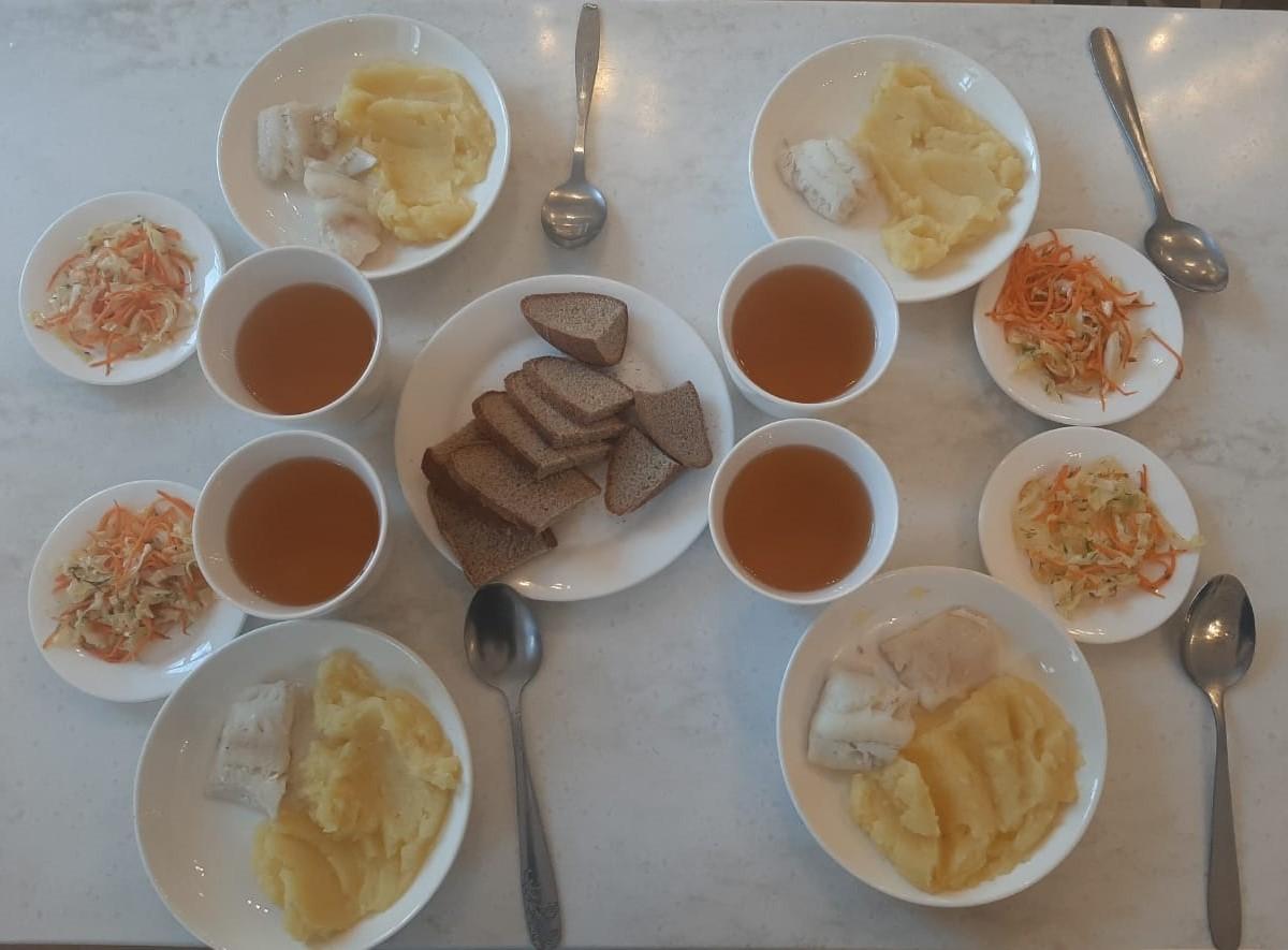 Тегін тамақтануды ұйымдастыруға арналған тағамдар мәзірі. Меню блюд для организации бесплатного питания