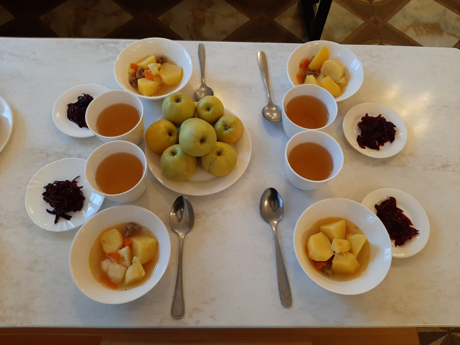 Тегін тамақтануды ұйымдастыруға арналған тағамдар мәзірі. Меню блюд для организации бесплатного питания