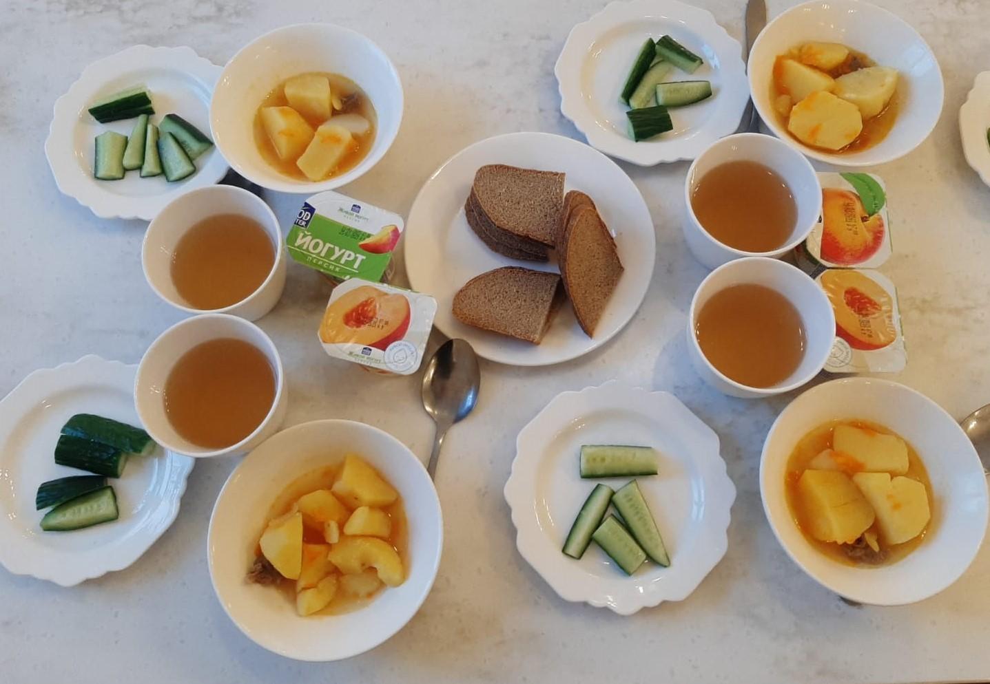 Тегін тамақтануды ұйымдастыруға арналған тағамдар мәзірі. Меню блюд для организации бесплатного питания