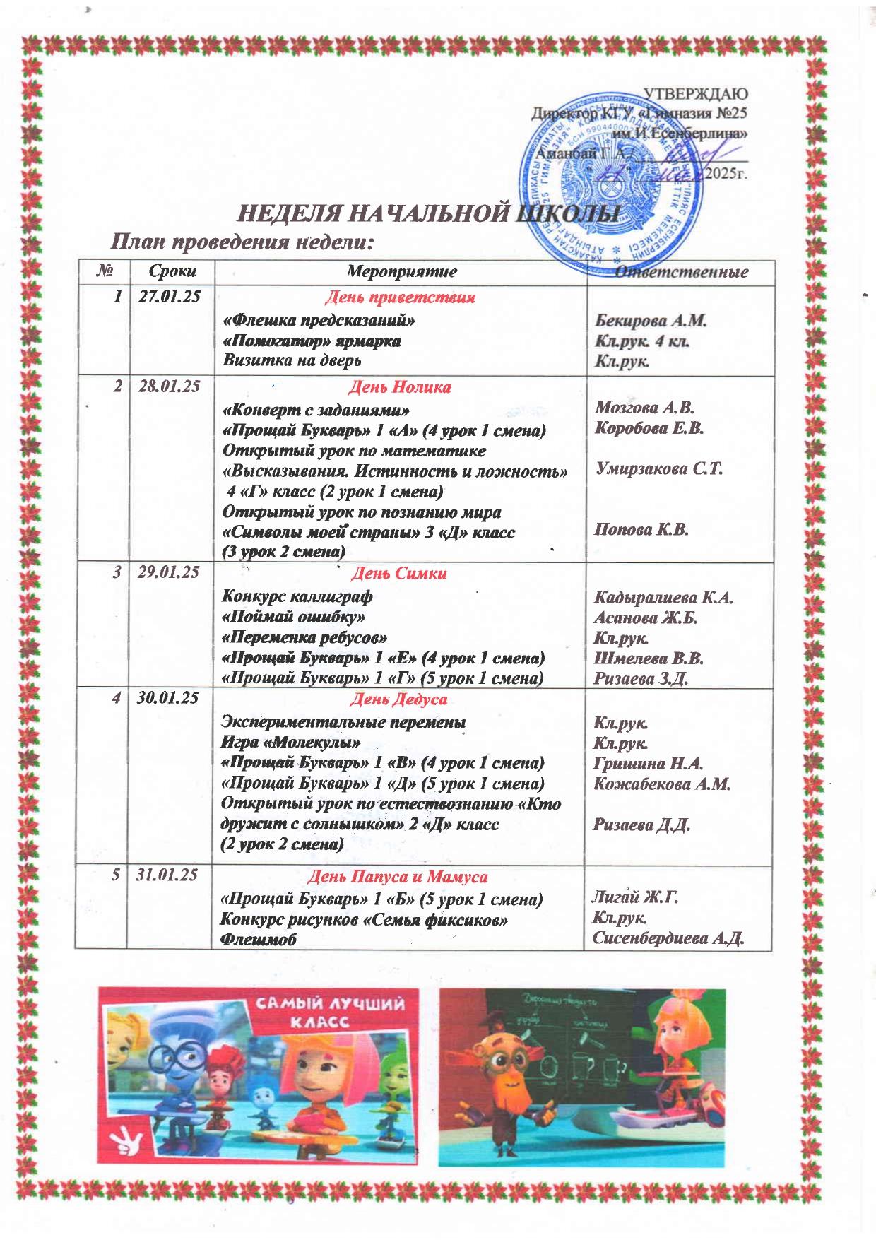 Неделя начальной школы